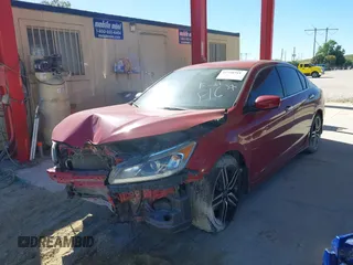 2016 Honda Accord Sport with VIN 1HGCR2F55GA137054, listed as a IAAI auction lot 41758711 with 106,922 mi miles and . Bid and sale history available at DreamBid. Image 17.