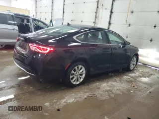 2015 Chrysler 200 C with VIN 1C3CCCCB3FN735557, listed as a Copart auction lot 46128545 with 100,689 mi miles and Clean Title. Bid and sale history available at carsss.com. Image 3.