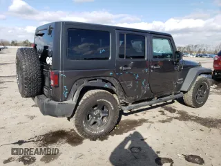 2018 Jeep Wrangler JK Unlimited Sport with VIN 1C4BJWDG9JL894502, listed as a Copart auction lot 89360855 with 100,944 mi miles and Salvage Title. Bid and sale history available at carsss.com. Image 3.
