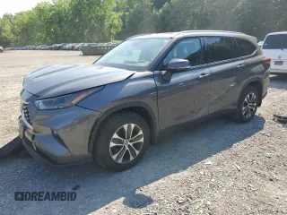 2022 Toyota Highlander XLE with VIN 5TDGZRBH0NS179169, listed as a Copart auction lot 59092695 with 91,188 mi miles and Salvage title. Bid and sale history available at DreamBid. Image 1.