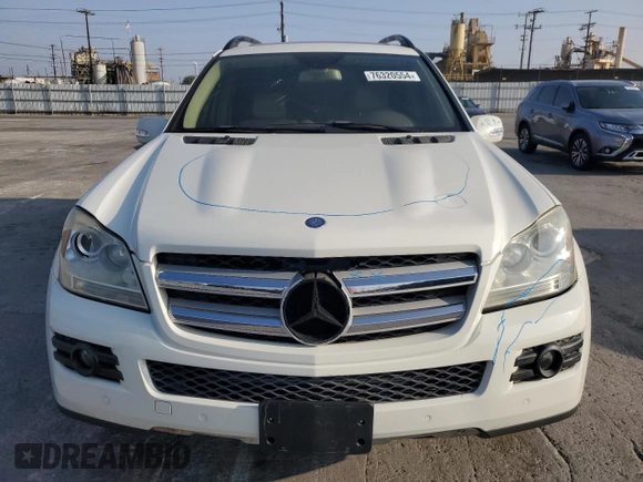 2008 Mercedes-Benz GL-Class 4.6L with VIN 4JGBF71E98A383982, listed as a Copart auction lot 76320554 with 108,857 mi miles and Salvage Title. Bid and sale history available at carsss.com. Image 5.