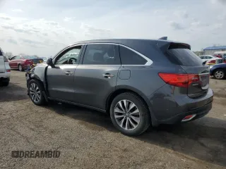2016 Acura MDX w/Tech with VIN 5FRYD4H43GB036376, listed as a Copart auction lot 53168455 with 103,725 mi miles and Salvage Title. Bid and sale history available at carsss.com. Image 2.