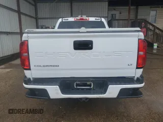 2021 Chevrolet Colorado 4WD LT with VIN 1GCHTCEA0M1253431, listed as a Copart auction lot 52182055 with 53,341 mi miles and Clean Title. Bid and sale history available at carsss.com. Image 6.