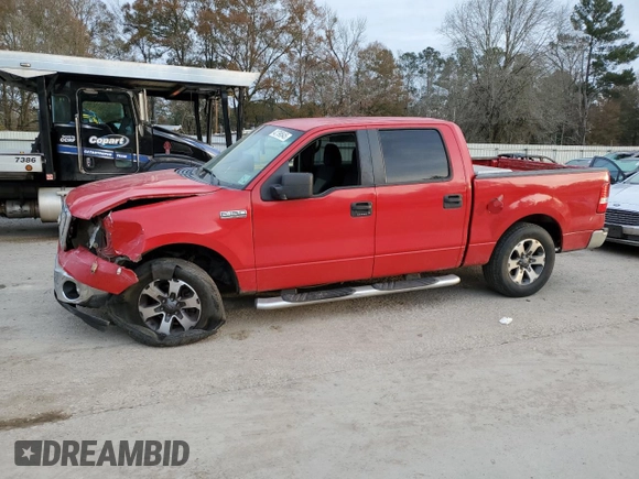 2008 Ford F-150 XL with VIN 1FTRW12W58FA13770, listed as a Copart auction lot 42799545 with 2,470,615 mi miles and Salvage Title. Bid and sale history available at carsss.com. Image 1.