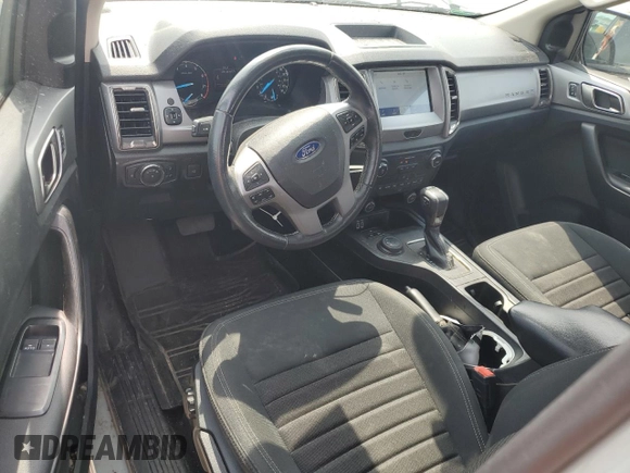 2021 Ford Ranger XL with VIN 1FTER1FH8MLD02641, listed as a Copart auction lot 59501375 with 12,583 mi miles and Salvage title. Bid and sale history available at DreamBid. Image 8.