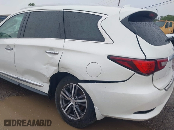2019 Infiniti QX60 Pure with VIN 5N1DL0MN6KC501941, listed as a IAAI auction lot 42384227 with 103,470 mi miles and . Bid and sale history available at DreamBid. Image 6.