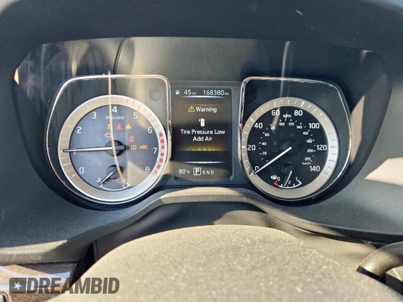 2017 Nissan Titan SV with VIN 1N6AA1EKXHN522857, listed as a Copart auction lot 61134785 with 168,380 mi miles and Salvage title. Bid and sale history available at DreamBid. Image 9.