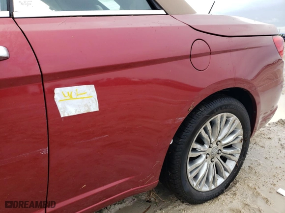 2012 Chrysler 200 Limited with VIN 1C3BCBFG0CN279557, listed as a Copart auction lot 74511964 with 0 mi miles and Non Repairable. Bid and sale history available at carsss.com. Image 12.