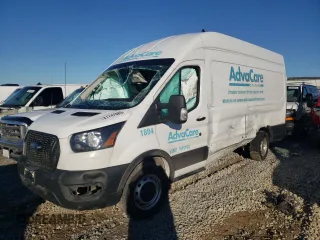 2023 Ford Transit Cargo with VIN 1FTBW3X89PKA71894, listed as a Copart auction lot 41747685 with 83,365 mi miles and Non repairable. Bid and sale history available at DreamBid. Image 1.