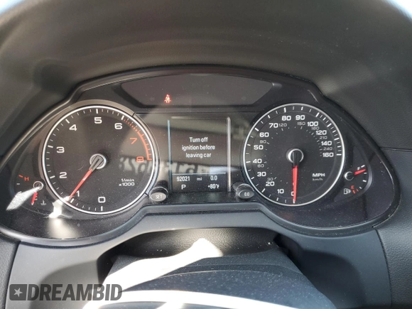 2017 Audi Q5 Premium с VIN WA1C2AFP3HA063417, выставлен на аукционе Copart как лот 61386285 с пробегом 92 021 миль миль и Списание • Salvage title. История ставок и продаж доступна на DreamBid. Изображение 9.