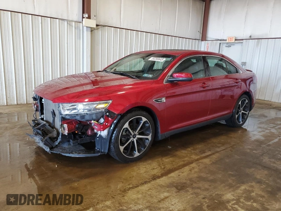 2015 Ford Taurus SEL with VIN 1FAHP2E83FG143653, listed as a Copart auction lot 59280645 with 77,048 mi miles and Salvage title. Bid and sale history available at DreamBid. Image 1.