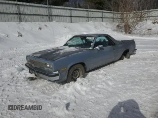 1984 Chevrolet El Camino with VIN 1GCCW80H6ER149449, listed as a Copart auction lot 44787125 with 80,825 mi miles and Clean Title. Bid and sale history available at carsss.com. Image 1.