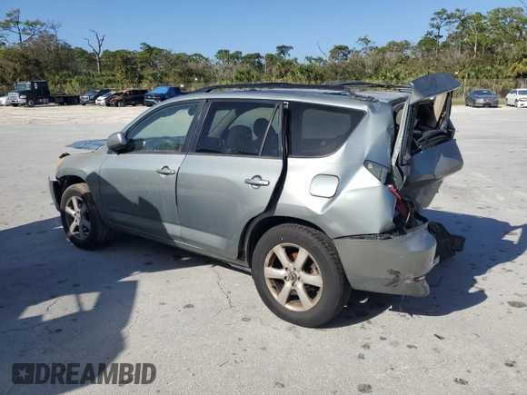 2007 Toyota RAV4 Limited with VIN JTMZK31VX76008451, listed as a Copart auction lot 81186624 with 0 mi miles and Salvage Title. Bid and sale history available at carsss.com. Image 2.