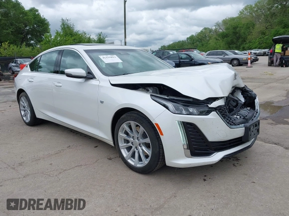 2024 Cadillac CT5 Luxury с VIN 1G6DX5RK5R0103588, выставлен на аукционе IAAI как лот 42155813 с пробегом 59 048 миль миль и . История ставок и продаж доступна на DreamBid. Изображение 1.