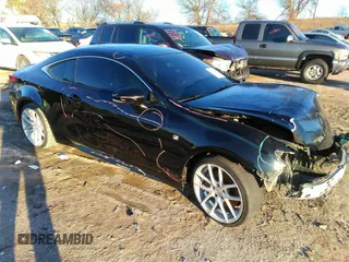 2016 Lexus RC 300 F Sport with VIN JTHSM5BC6G5001148, listed as a IAAI auction lot 40760280 with 90,183 mi miles and . Bid and sale history available at carsss.com. Image 1.