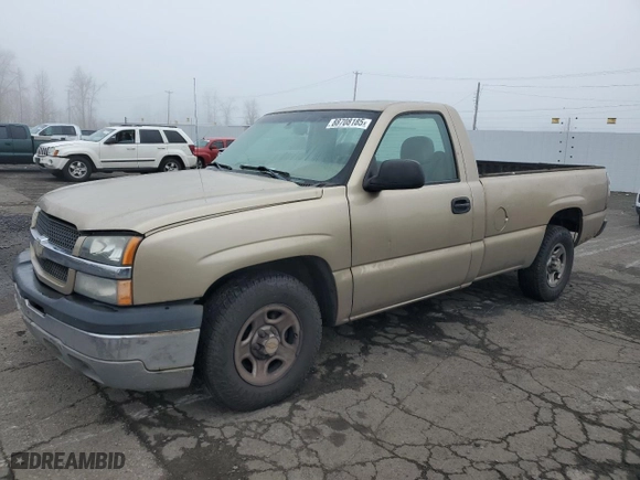 2004 Chevrolet Silverado 1500 LS with VIN 1GCEC14T74E115825, listed as a Copart auction lot 88708185 with 0 mi miles and Salvage Title. Bid and sale history available at carsss.com. Image 1.