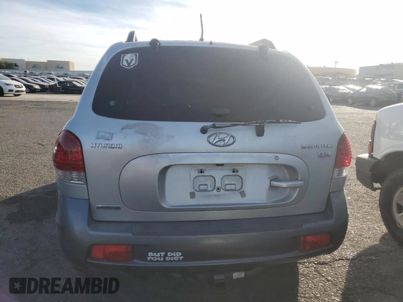 2006 Hyundai Santa Fe GLS z VIN KM8SC13EX6U095404, wystawiony jako Copart lot #85170014 z przebiegiem 147 133 mil mil oraz Szkoda całkowita • Salvage title. Historia ofert i sprzedaży dostępna na DreamBid. Obrazek 6.