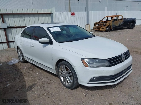 2017 Volkswagen Jetta 1.8T SEL with VIN 3VWL17AJ3HM291075, listed as a IAAI auction lot 41753232 with 132,603 mi miles. Bid and sale history available at carsss.com. Image 1.