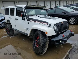2018 Jeep Wrangler JK Unlimited Rubicon with VIN 1C4BJWFG8JL867448, listed as a Copart auction lot 65513584 with 109,440 mi miles and Salvage Title. Bid and sale history available at carsss.com. Image 4.