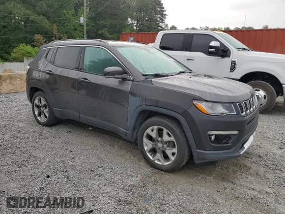 2021 Jeep Compass Limited with VIN 3C4NJCCB3MT514239, listed as a Copart auction lot 53921125 with 123,170 mi miles and Clean Title. Bid and sale history available at carsss.com. Image 4.