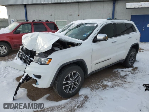 2022 Jeep Grand Cherokee WK Limited with VIN 1C4RJFBGXNC177954, listed as a Copart auction lot 89343835 with 0 mi miles and Salvage Title. Bid and sale history available at carsss.com. Image 1.