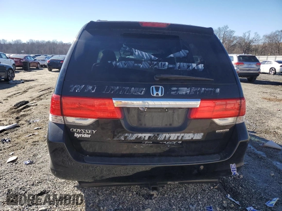 2010 Honda Odyssey Touring with VIN 5FNRL3H91AB030422, listed as a Copart auction lot 88737745 with 0 mi miles and Salvage Title. Bid and sale history available at carsss.com. Image 6.