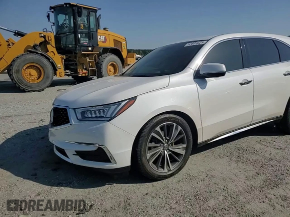 2020 Acura MDX Technology with VIN 5J8YD3H55LL010519, listed as a Copart auction lot 52609425 with 49,023 mi miles and Salvage title. Bid and sale history available at DreamBid. Image 12.