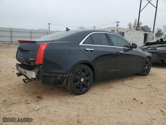 2014 Cadillac ATS Standard RWD with VIN 1G6AA5RX4E0187252, listed as a Copart auction lot 89386365 with 130,254 mi miles and Salvage Title. Bid and sale history available at carsss.com. Image 3.