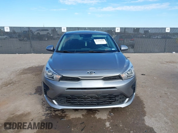 2021 Kia Rio S with VIN 3KPA24AD5ME424195, listed as a IAAI auction lot 41430268 with 17,367 mi miles. Bid and sale history available at carsss.com. Image 12.