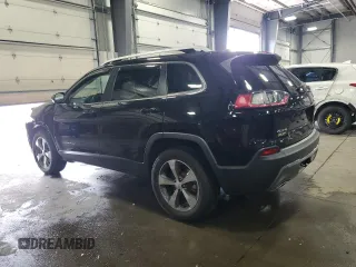 2019 Jeep Cherokee Limited with VIN 1C4PJMDX8KD456740, listed as a Copart auction lot 54556595 with 66,087 mi miles and Salvage title. Bid and sale history available at DreamBid. Image 2.