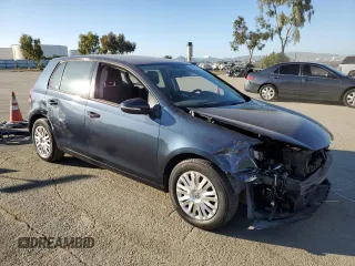 2013 Volkswagen Golf w/Conv & Sunroof with VIN WVWDB7AJ3DW024761, listed as a Copart auction lot 46911325 with 88,262 mi miles and Salvage title. Bid and sale history available at DreamBid. Image 4.