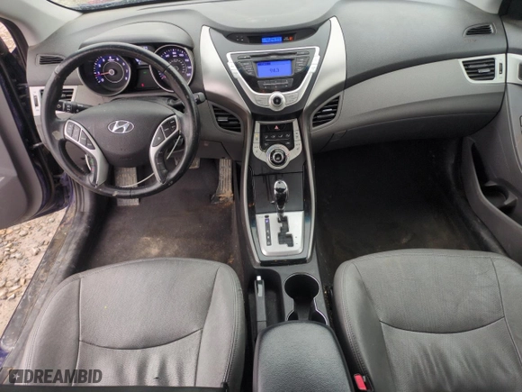 2012 Hyundai Elantra Limited with VIN 5NPDH4AE5CH089258, listed as a Copart auction lot 42236475 with 106,868 mi miles and Salvage Title. Bid and sale history available at carsss.com. Image 8.