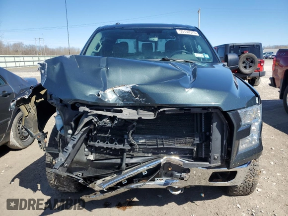 2015 Ford F-150 XLT with VIN 1FTFX1EF7FFC13171, listed as a Copart auction lot 53156575 with 145,292 mi miles and Salvage title. Bid and sale history available at DreamBid. Image 5.