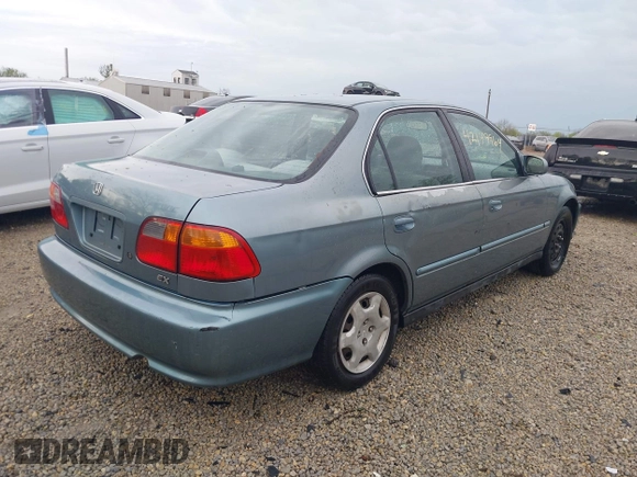 2000 Honda Civic EX z VIN 1HGEJ8644YL006150, wystawiony jako IAAI lot #42149964 z przebiegiem 195 489 mil mil oraz . Historia ofert i sprzedaży dostępna na DreamBid. Obrazek 4.
