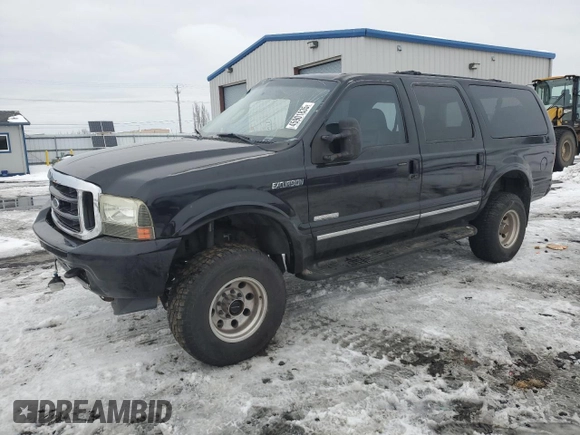 2003 Ford Excursion Limited z VIN 1FMSU43P53EC07516, wystawiony jako Copart lot #45901835 z przebiegiem 171 329 mil mil oraz Szkoda całkowita • Salvage title. Historia ofert i sprzedaży dostępna na DreamBid. Obrazek 1.