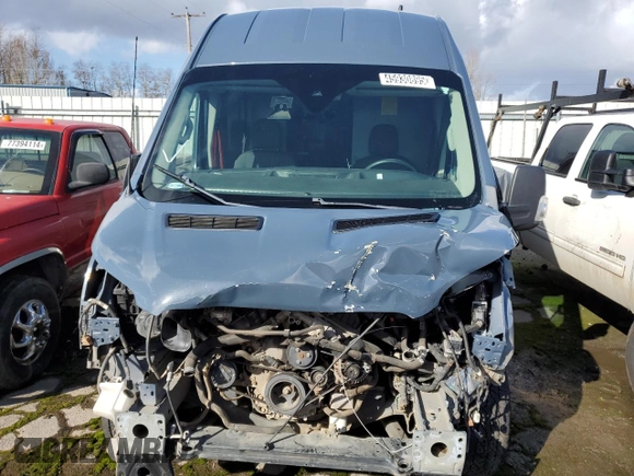 2020 Ford Transit Cargo with VIN 1FTBR3X88LKA55770, listed as a Copart auction lot 45930895 with 67,577 mi miles and Salvage Title. Bid and sale history available at carsss.com. Image 5.