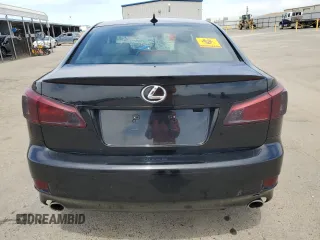 2012 Lexus IS 350 with VIN JTHBE5C21C5029923, listed as a Copart auction lot 54266105 with 209,009 mi miles and Salvage title. Bid and sale history available at DreamBid. Image 6.