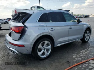 2024 Audi Q5 S line Premium Plus with VIN WA1EAAFY0R2149798, listed as a Copart auction lot 63497095 with 5,068 mi miles and Salvage title. Bid and sale history available at DreamBid. Image 3.