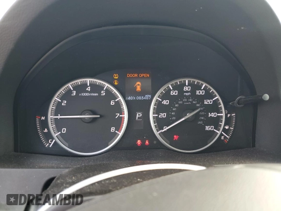 2017 Acura RDX Technology with VIN 5J8TB4H56HL006119, listed as a Copart auction lot 61830555 with 83,487 mi miles and Salvage title. Bid and sale history available at DreamBid. Image 9.