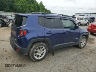 2020 Jeep Renegade Latitude with VIN ZACNJABB3LPL01302, listed as a Copart auction lot 57945085 with 101,515 mi miles and Salvage title. Bid and sale history available at DreamBid. Image 3.