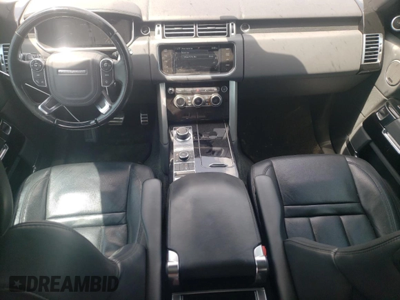 2015 Land Rover Range Rover with VIN SALGW3TF9FA204998, listed as a Copart auction lot 59112515 with 91,655 mi miles and Salvage title. Bid and sale history available at DreamBid. Image 8.