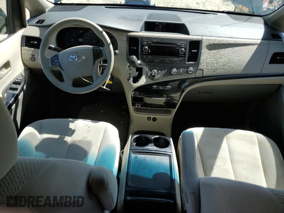 2012 Toyota Sienna LE AAS with VIN 5TDKK3DC0CS274812, listed as a Copart auction lot 49767715 with 124,699 mi miles and Salvage Title. Bid and sale history available at carsss.com. Image 8.