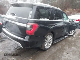 2019 Ford Expedition Platinum with VIN 1FMJU1MT5KEA25576, listed as a IAAI auction lot 40991021 with 44,446 mi miles. Bid and sale history available at carsss.com. Image 4.