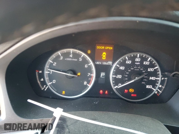 2016 Acura ILX with VIN 19UDE2F33GA011323, listed as a Copart auction lot 87594655 with 126,375 mi miles and Salvage Title. Bid and sale history available at carsss.com. Image 9.