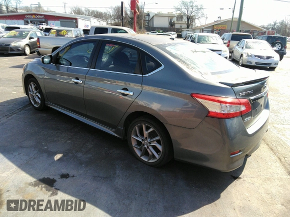 2015 Nissan Sentra SV with VIN 3N1AB7AP6FY229027, listed as a IAAI auction lot 41724352 with 183,736 mi miles and . Bid and sale history available at DreamBid. Image 3.