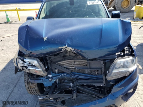 2019 Chevrolet Colorado 2WD LT with VIN 1GCGSCEN8K1290659, listed as a Copart auction lot 51597445 with 132,806 mi miles and Salvage Title. Bid and sale history available at carsss.com. Image 12.