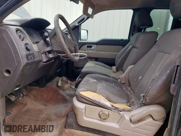 2010 Ford F-150 XL with VIN 1FTEX1CW9AKC19892, listed as a Copart auction lot 63343325 with 164,158 mi miles and Salvage title. Bid and sale history available at DreamBid. Image 7.