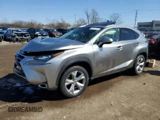 2017 Lexus NX 200t with VIN JTJBARBZ0H2128256, listed as a Copart auction lot 52351235 with 98,086 mi miles and Salvage title. Bid and sale history available at DreamBid. Image 1.