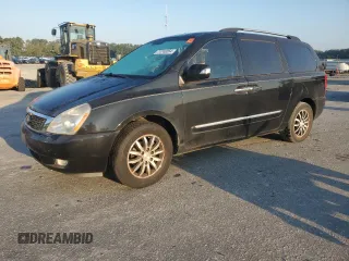 2011 Kia Sedona EX with VIN KNDMH4C73B6387198, listed as a Copart auction lot 74748064 with 172,437 mi miles and Salvage Title. Bid and sale history available at carsss.com. Image 1.