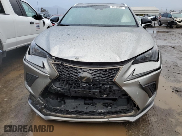 2018 Lexus NX with VIN JTJBARBZ4J2160553, listed as a Copart auction lot 44235495 with 59,498 mi miles and Salvage Title. Bid and sale history available at carsss.com. Image 5.